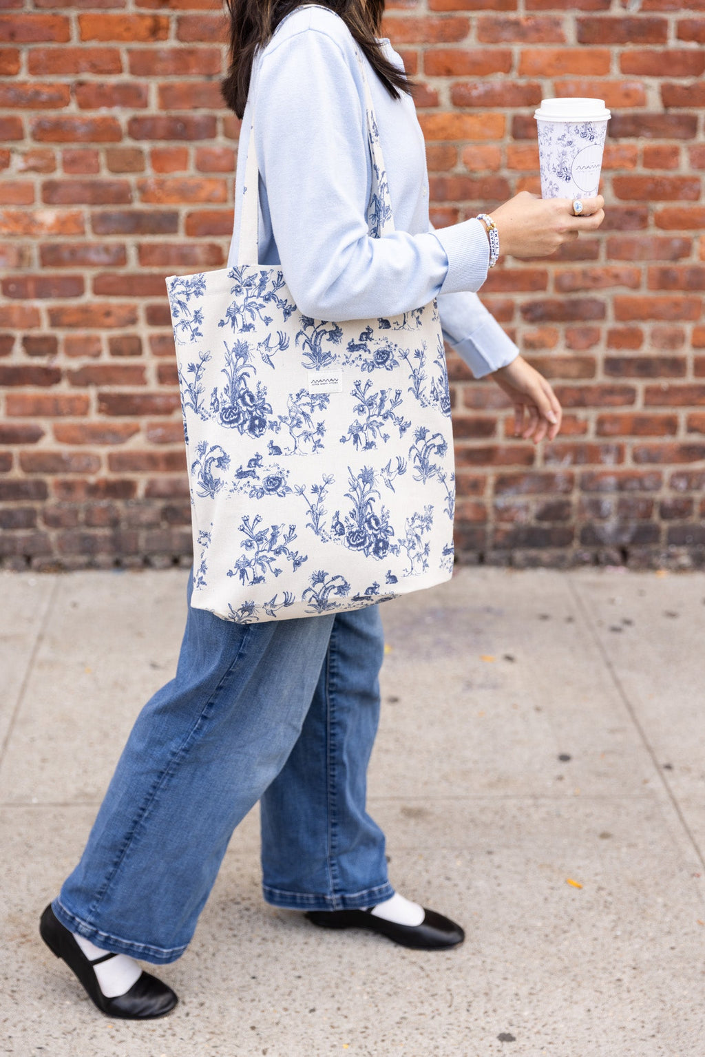 signature toile tote bag